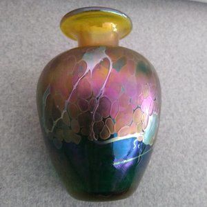 Robert Held handblown glass vase